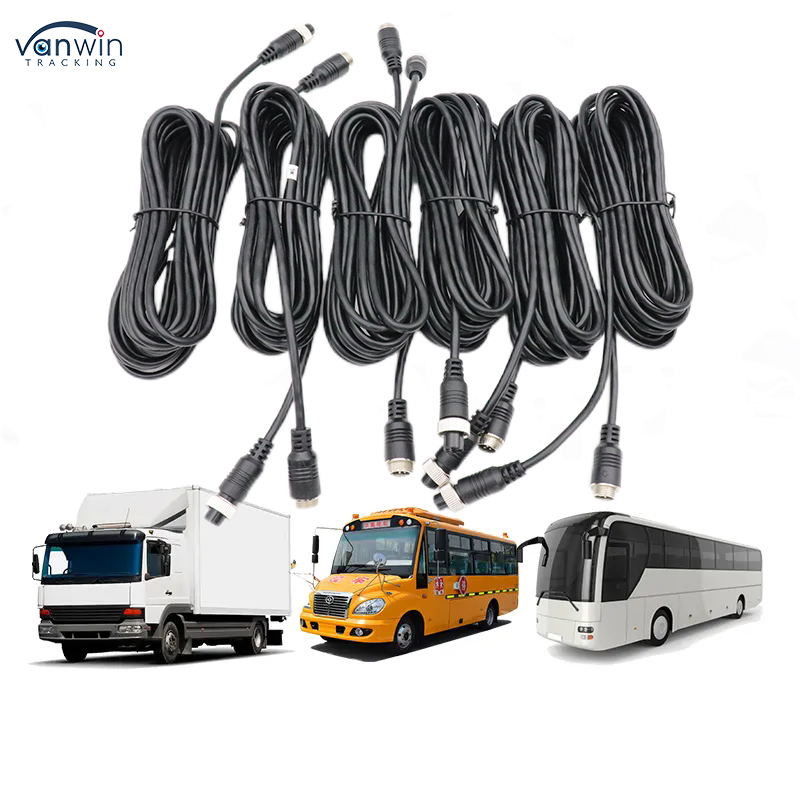 Akcesoria DVR Kable przedłużające lotnictwo 5M Kabel z kamery 4-pin