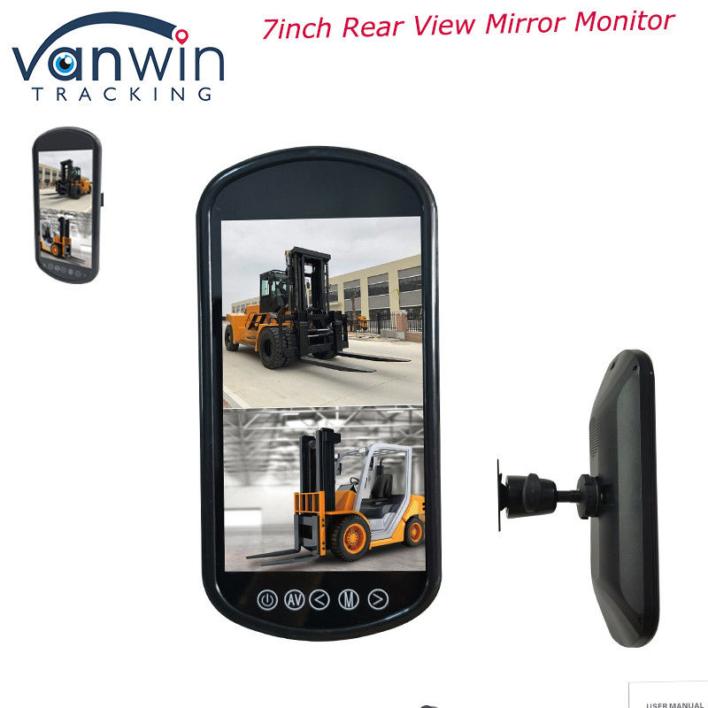 7-calowy prywatny monitor AHD 1080P z lusterkiem wstecznym Monitor samochodowy TFT