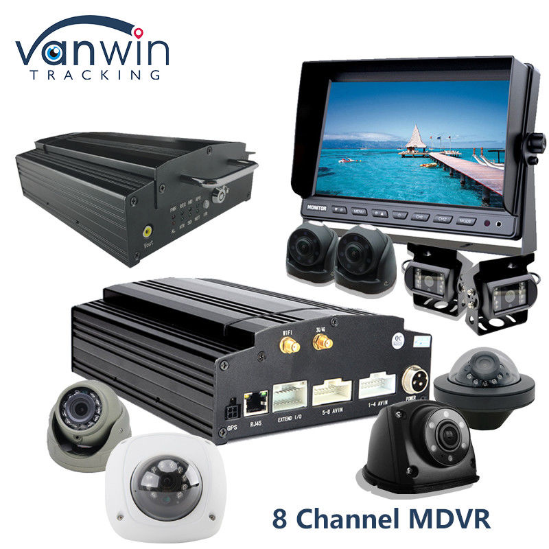 4G Wi-Fi GPS MDVR Camera System 8CH Mobilny cyfrowy rejestrator wideo dla pojazdów ciężarowych
