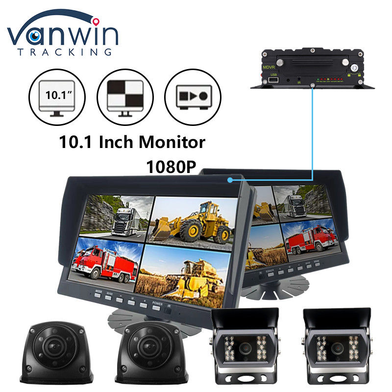 10.1 cali IPS Security TFT Car Monitor HD 1080P Display For Truck Bus Kamera pojazdu