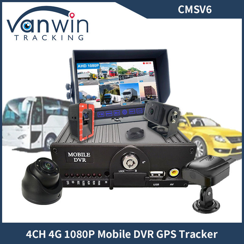 4CH Dual SD Card GPS MDVR Camera Z 4G WiFi Mobilny DVR System bezpieczeństwa autobusu szkolnego