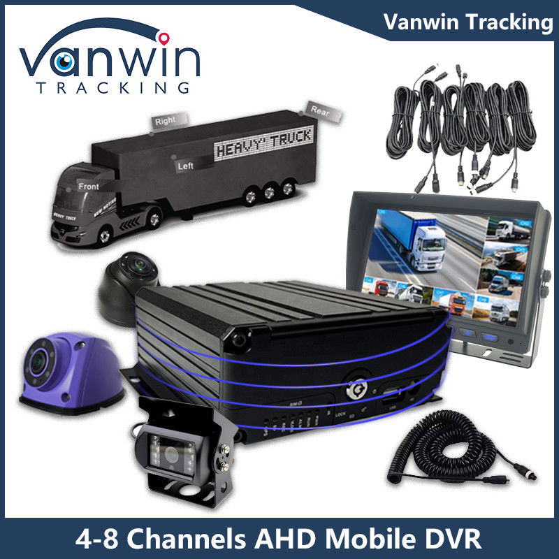 AHD 8CH HDD Remote Control Mobile DVR 1080P 4g Funkcja GPS Monitoring bezpieczeństwa pojazdu Cmsv6 MDVR