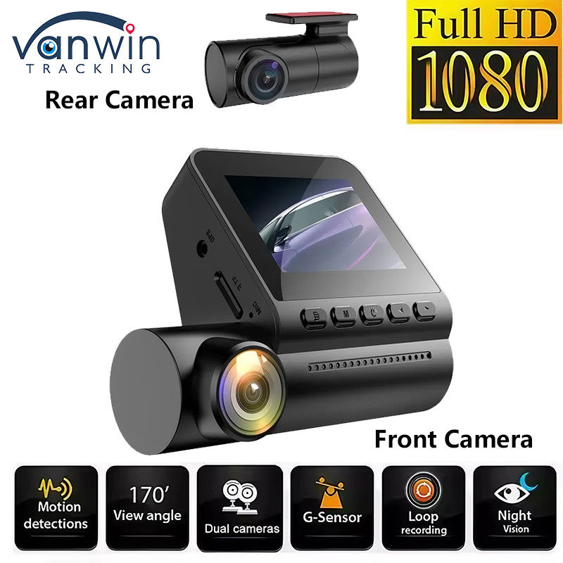 Kamera samochodowa Full HD 4K z dwoma obiektywami Rejestrator wideo z noktowizorem i monitorem parkowania Kamera na deskę rozdzielczą