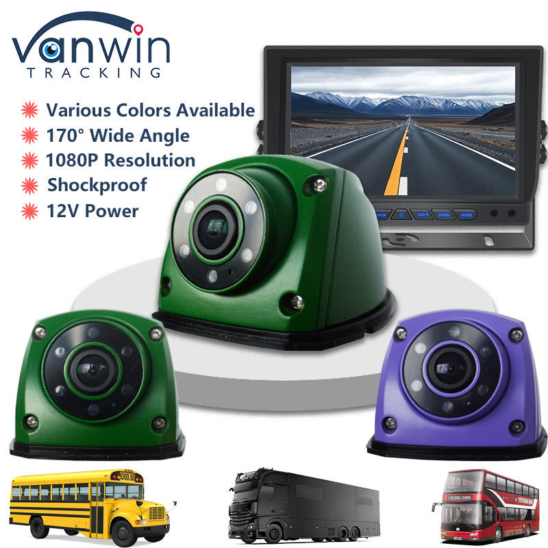 Kamera samochodowa IP69 1080P Kamera boczna AHD z 6 sztukami światła IR Super Night Vision Camera