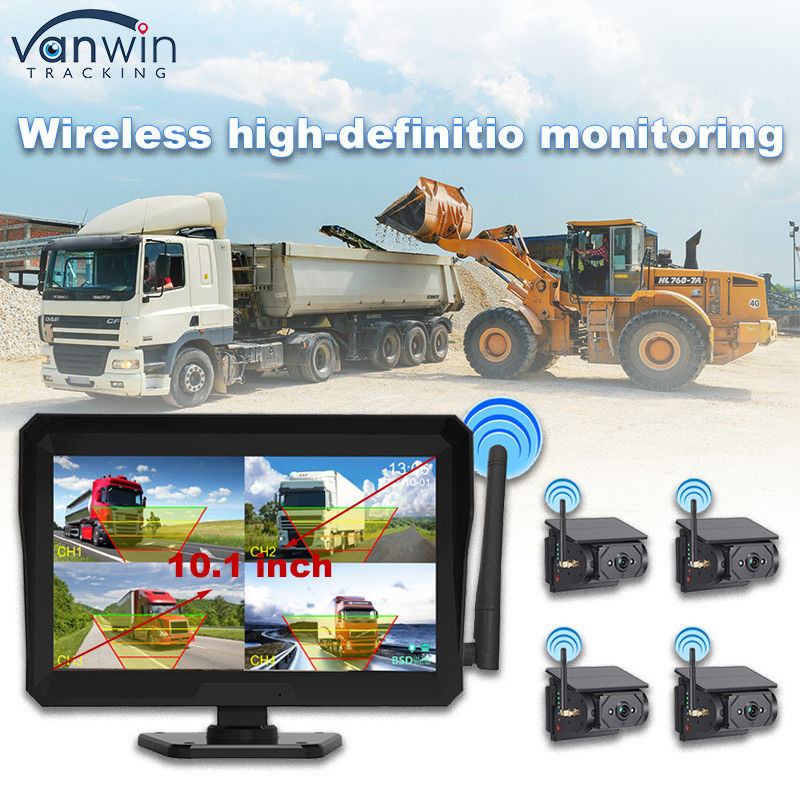 10.1-calowy monitor samochodowy, zasilanie słoneczne, bezprzewodowy system monitoringu CCTV, kamera bezpieczeństwa.