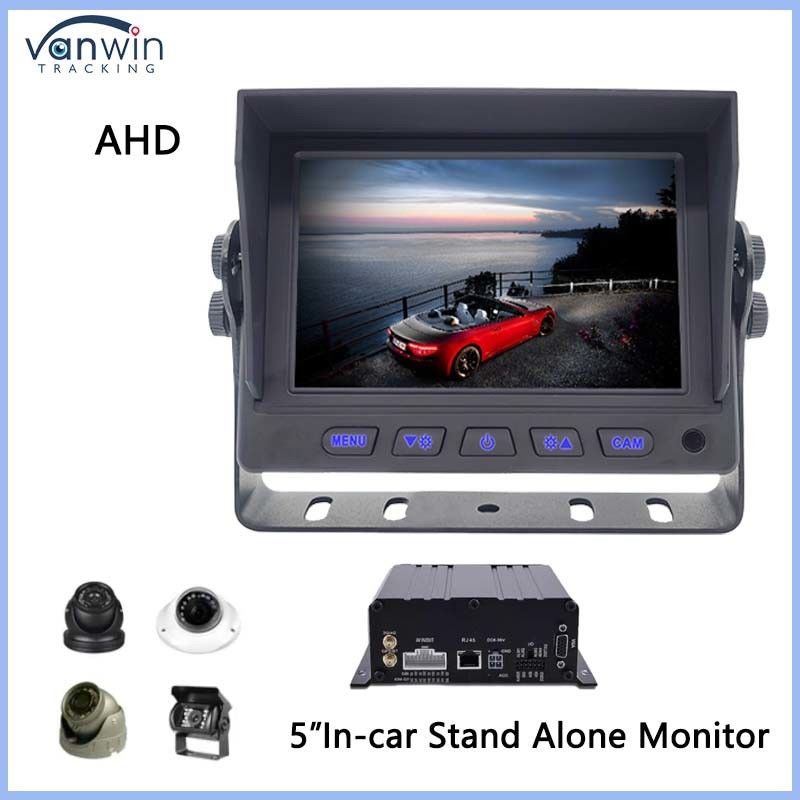 5 cali AHD LCD Monitor samochodowy Digital Display dla pojazdów USB GPS dla samochodów ciężarowych