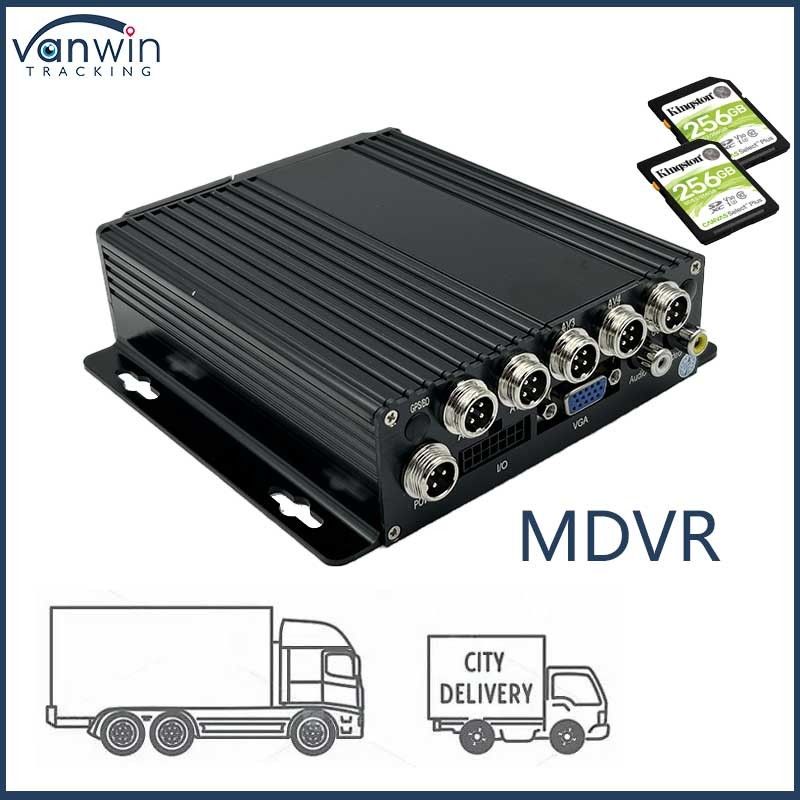 4CH 1080P Dual SD Card Mobile DVR 4G GPS1080P Funkcja GPS pojazdu 12 miesięcy gwarancji