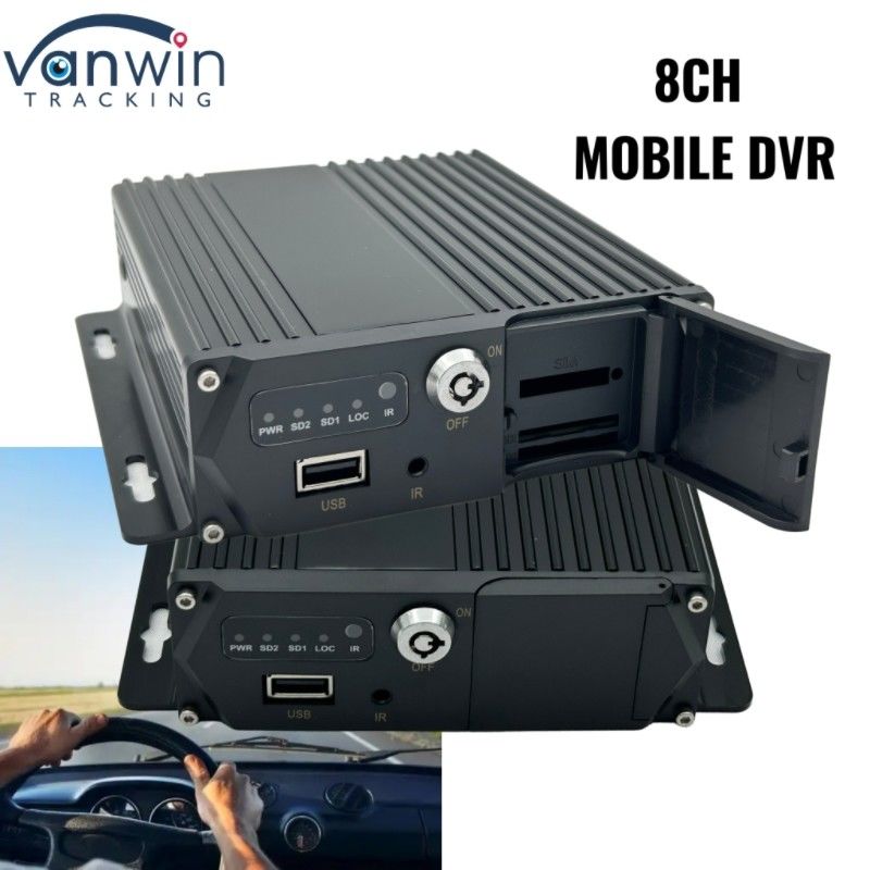 1080P MDVR 8 CH SD Card Mobile Digital Recorder Profesjonalny system monitorowania pojazdów dla busów i ciężarówek