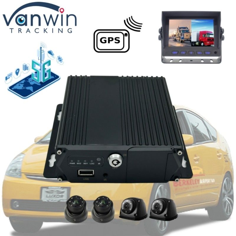 5G GPS Vehicle Tracker 4 Channel SD Card MDVR dla taksówkarzy Autobusy Van Support Usługa OEM