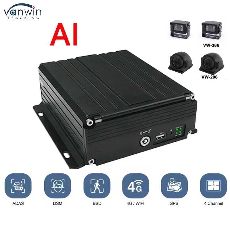 4CH HDD DVR 4G GPS ADAS DMS 1080P HD Wsparcie OEM/ODM MDVR System wideo dla samochodów