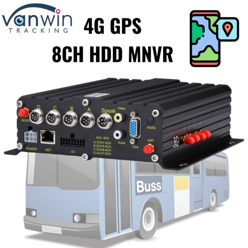 OEM 8-kanałowy HDD MNVR System nagrywania wideo bezpieczeństwa pojazdów dla samochodów ciężarowych i autobusów