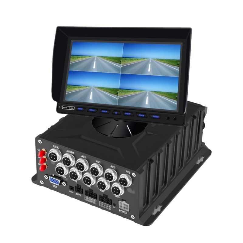 Zaawansowany 8 CH mobilny DVR z zaawansowanym systemem wspomagania kierowcy