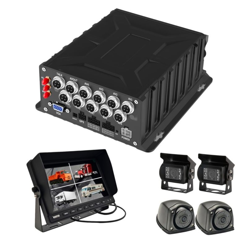 AI-powered 8 Channel Mobile DVR z GPS i Driver Behavior Management dla nadzoru pojazdów