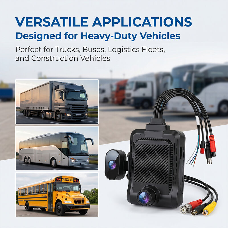 AI Fleet Dashcam 4G LTE z ADAS DMS BSD Active Driver Coaching & Risk Mitigation Car Blackbox