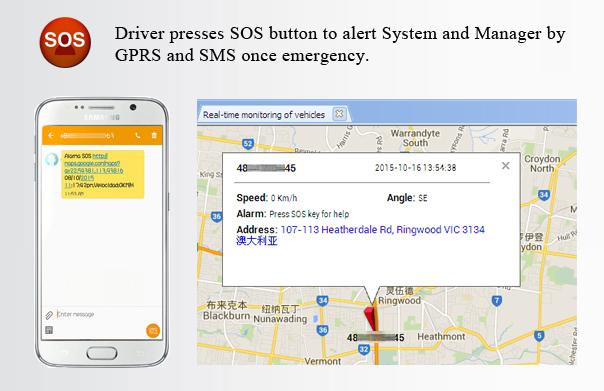 Dostosowanie 2g 4g GPS Tracker Urządzenie śledzące pojazdy samochodowe z Sdk i Api 9