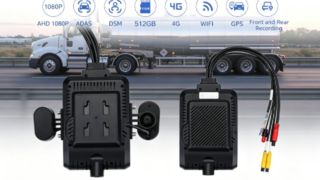 4-kanałowy system bezpieczeństwa GPS z kamerą na deskę rozdzielczą AI 4G